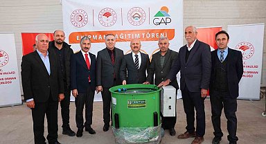 Adıyaman'da üreticiye güç veren tarım ekipmanı desteği