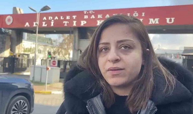 Adli Tıp Kurumu önünde tekme tokat kavga