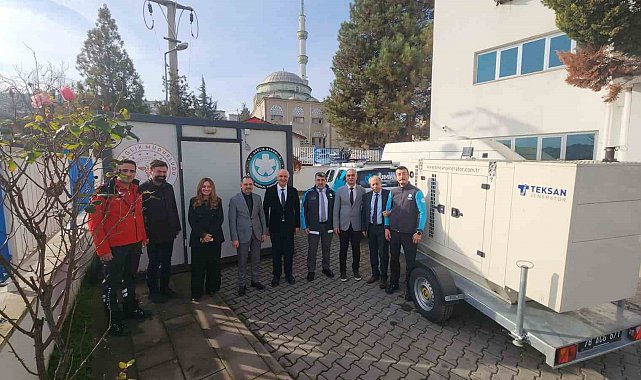 Afetlere hazırlıkta UMKE'ye mobil enerji desteği