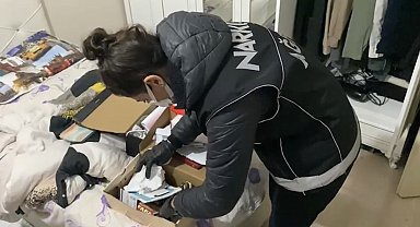 Ağrı'da eş zamanlı uyuşturucu operasyonunda 8 gözaltı