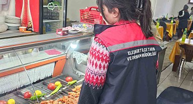 Ağrı'da gıda güvenliği çalışmaları kapsamında 750 işletme kontrolden geçti