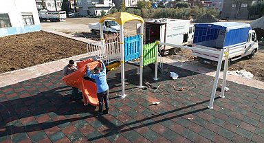 Akdeniz'de bir park daha yenilendi