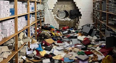 Almanya'da hırsızlar duvarı delerek banka kasasını soydu