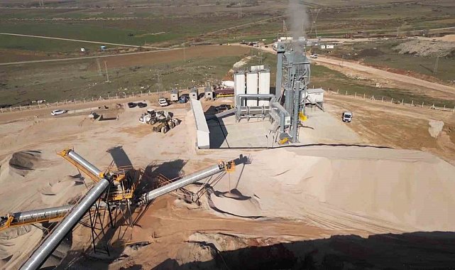 Amasya'nın asfalt plenti ve konkasör tesisiyle yılda 55 milyon TL'den fazla tasarruf sağlanacak