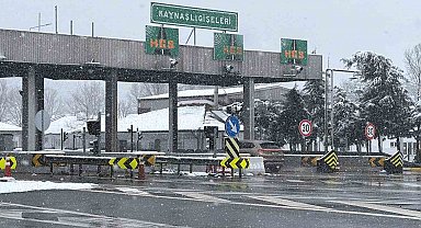 Anadolu otoyolunda kontrollü geçiş sağlanıyor