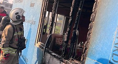 Antakya'da müstakil ev yandı