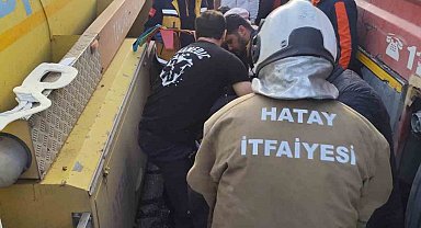 Antakya'da trafik kazası: 1 yaralı