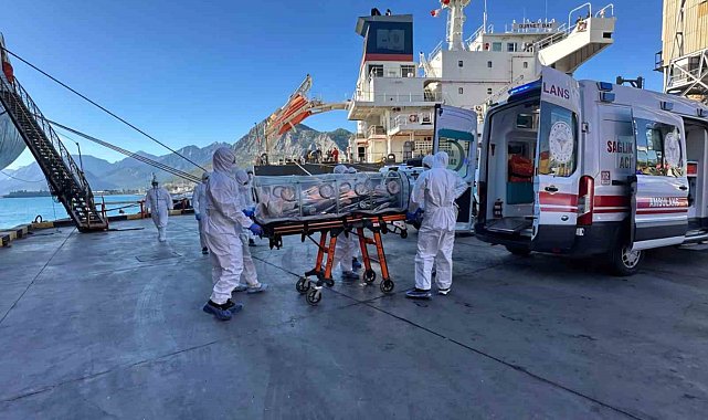 Antalya Limanı'nda uluslararası salgın tatbikatı