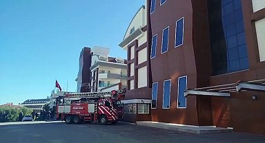 Antalya'da 5 yıldızlı oteldeki yangın korkuttu