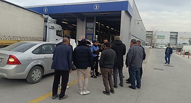 Araç muayene istasyonundaki vatandaşlar bilgilendirildi