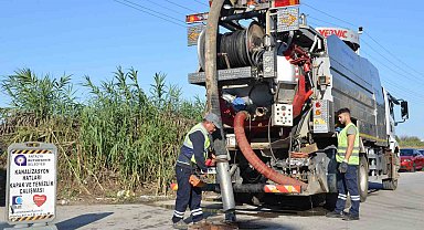 ASAT'tan kanalizasyon hattı temizliği ve kapak düzenleme çalışması