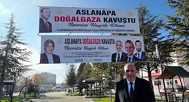 Aslanapa doğal gaza kavuştu
