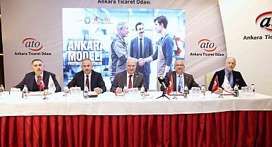 ATO'da 'Mesleki Eğitimde Ankara Modeli' için 5 kurumdan güç birliği