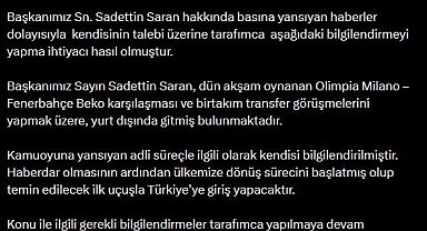 Avukat Ali Alper Alpoğlu'ndan Başkan Saran açıklaması