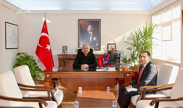 Aydın Aile ve Sosyal Hizmetler İl Müdürü Türkoğlu, Kaymakam Akça ile bir araya geldi