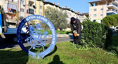 Aydın Büyükşehir'den Nazilli'de temizlik ve bakım çalışması