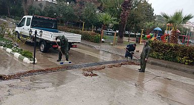 Aydın Büyükşehir'den sağanak mesaisi