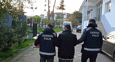 Bafra'da 15 yıl hapis cezası bulunan firari yakalandı
