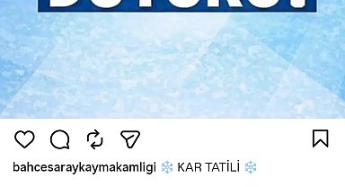 Bahçesaray'da taşımalı eğitime 1 gün ara