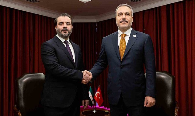 Bakan Fidan, Suriye Dışişleri Bakanı Şeybani ile bir araya geldi