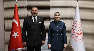 Bakan Göktaş'a kurum çalışmaları hakkında bilgi verdi