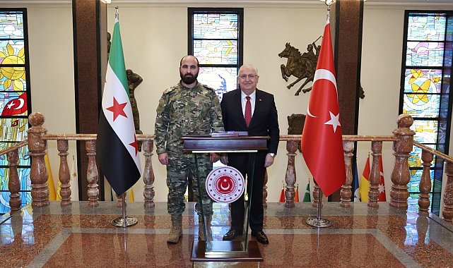 Bakan Güler, Suriye Genelkurmay Başkanı Tümgeneral Nureddin Ali Na'san'ı kabul etti