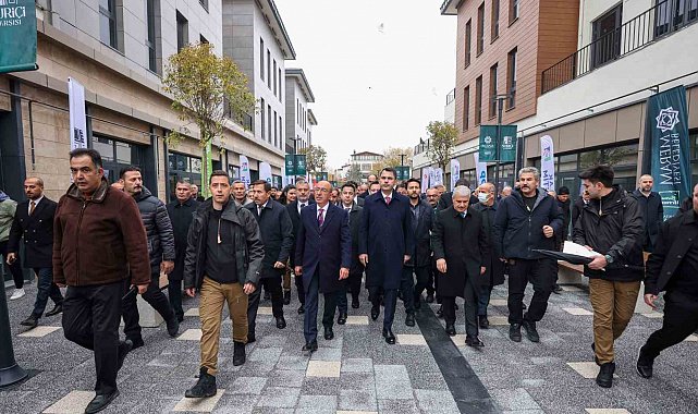 Bakan Kurum, Suriçi Çarşısı birinci etabın açılışını yaptı: "Bu proje bir vizyon eseridir, bir medeniyet iddiasıdır"