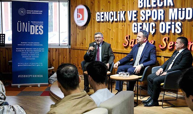 Bakan Yardımcısı Eminoğlu, ÜNİDES projesi kapsamında Bilecik'te öğrencilerle buluştu