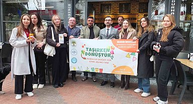 Balıkesir'de üniversiteliler sıfır atık projesi başlattı