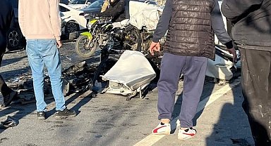 Başakşehir'de feci kaza: 1 ölü, 2 yaralı