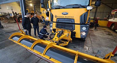 Başiskele'de karla mücadele ekipleri çalışmalarını tamamladı