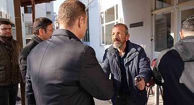 Başkan Akın depremzedeleri ziyaret etti