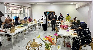 Başkan Aksun, ERMEK kurslarında incelemelerde bulundu