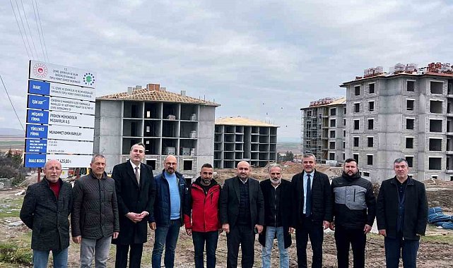 Başkan Albayrak, TOKİ çalışmalarını yerinde inceledi