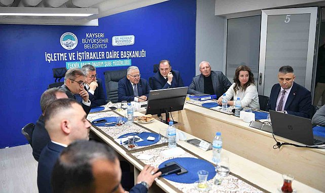 Başkan Büyükkılıç'tan 'teknik' buluşma