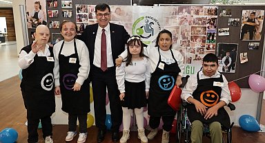 Başkan Eyüp Kahveci'den özel çocuklara destek