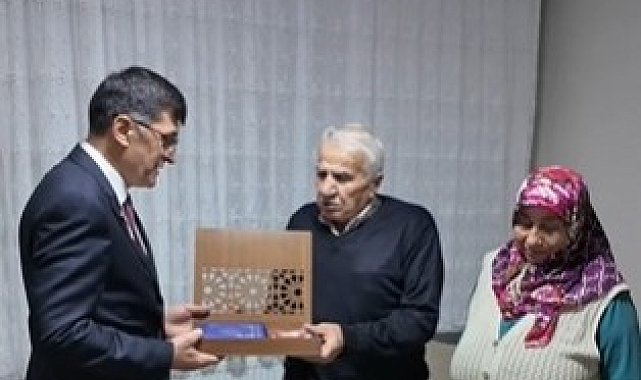 Başkan Eyüp Kahveci'den şehit polis Alaattin Özdemir'in ailesine ziyaret