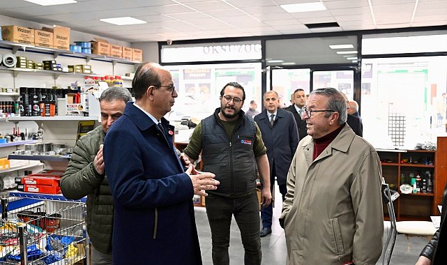 Başkan Geçit, ÖZSAN Sanayi Sitesi esnafının taleplerini dinledi