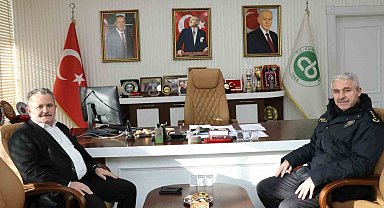 Başkan Koloğlu, Emniyet Müdürü Ergüder'i ağırladı