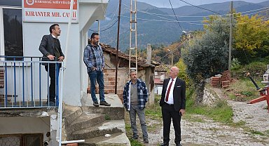 Başkan Kumral yapımı tamamlanan hizmet alanlarını yerinde inceledi