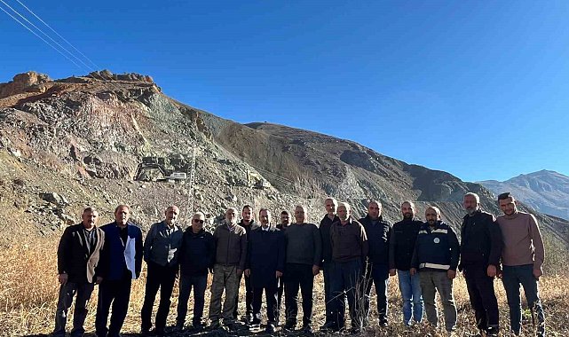 Başkan Şireci, Kemah Yücebelen yol genişletme çalışmalarını inceledi