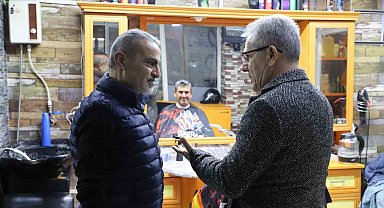 Başkan Tetik'ten Nazilli esnafına yeni yıl kutlaması