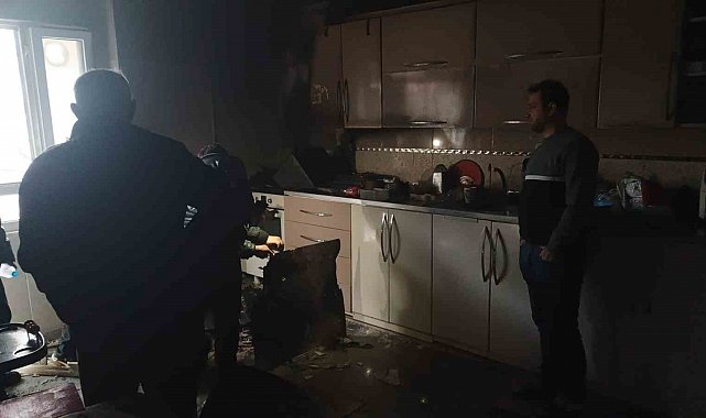 Batman'da evde çıkan yangında 1 kişi dumandan etkilendi