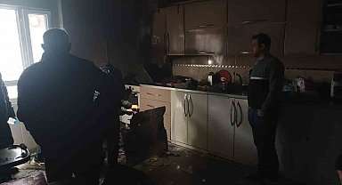 Batman'da evde çıkan yangında 1 kişi dumandan etkilendi