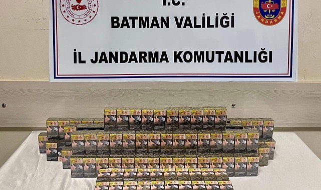 Batman'da kaçakçılık operasyonu
