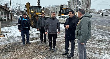 Battalgazi'de Başkan Taşkın ekiplerle birlikte sahada