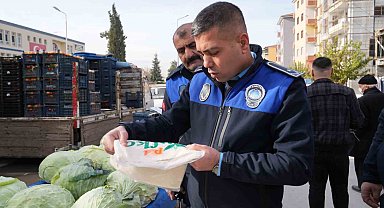 Battalgazi'de zabıta ekiplerinden yol güvenliği ve pazar denetimi