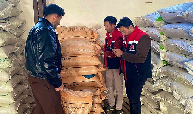 Bayburt'ta gübre denetimleri yapıldı