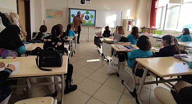 Bayburt'ta öğrencilere sıfır atık ve çevre farkındalığı eğitimi verildi