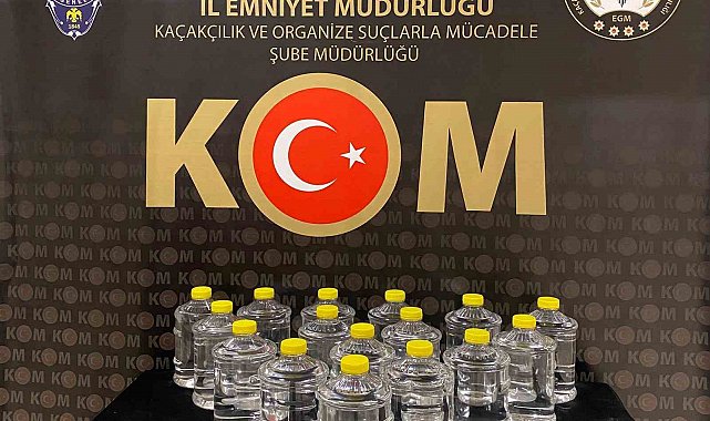 Bayburt'ta Roma dönemine ait 15 adet sikke ve 40 litre kaçak alkol ele geçirildi
